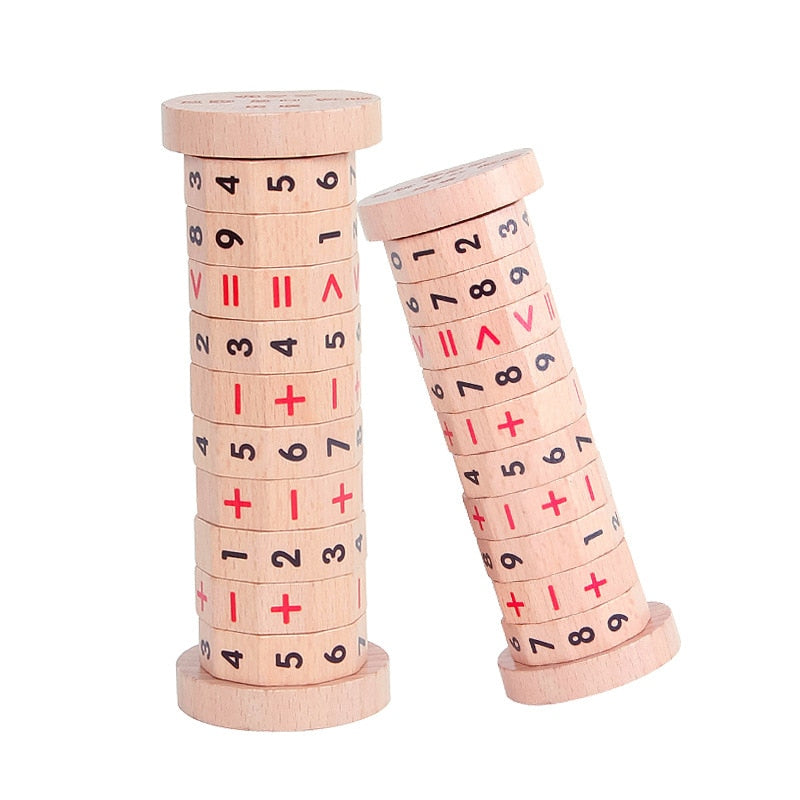 Wooden Wheel - Counting Numbers.